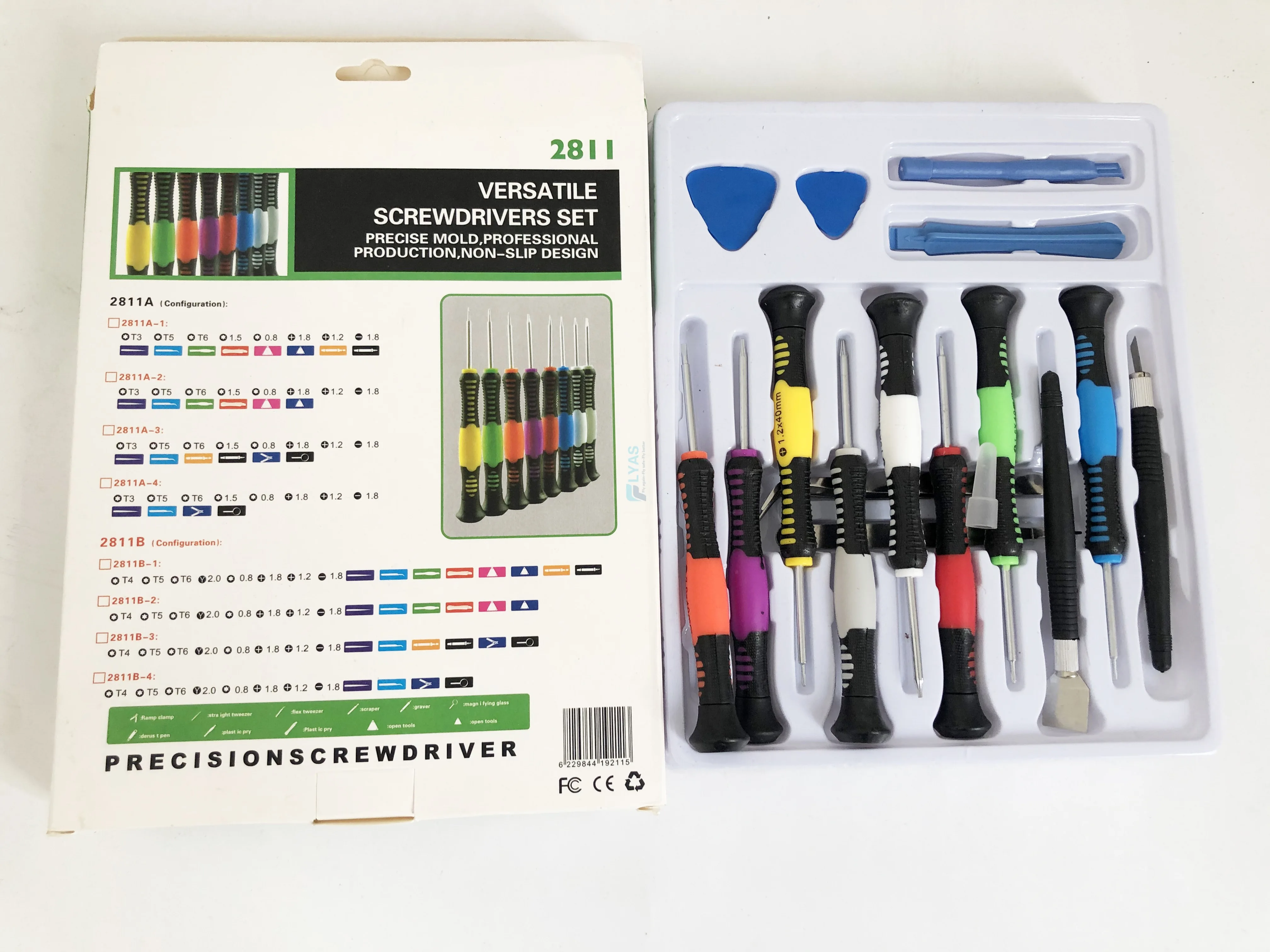 Набор инструментов для точного ремонта дрона 16 в 1 отвертка пинцет скребок