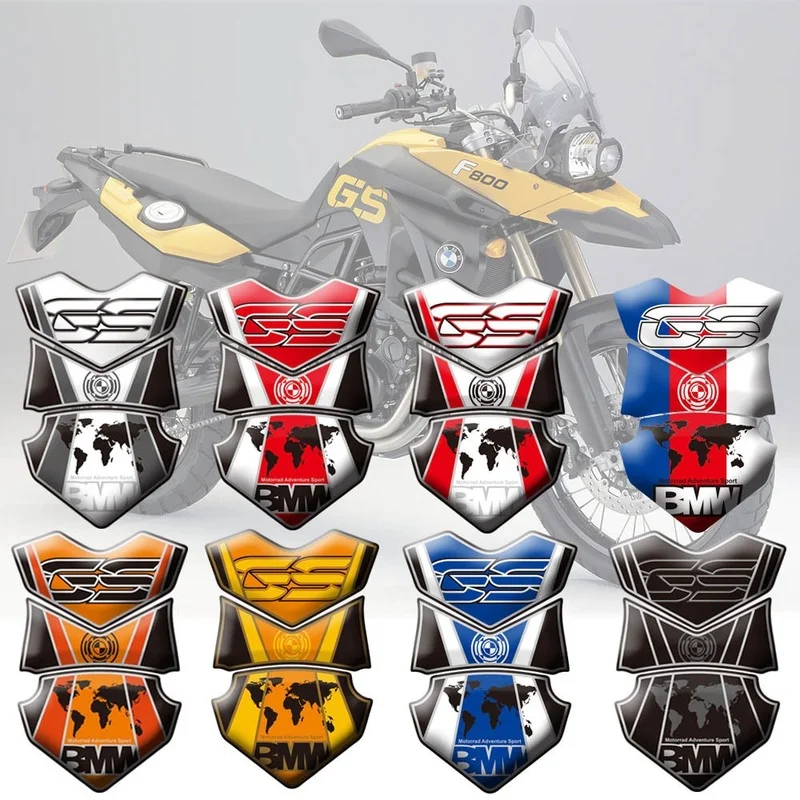 

Modified Scrambling Motorcycle Stickers Fuel Tank Pad Fishbone Protection 3D Decals for BMW F700GS F650GS