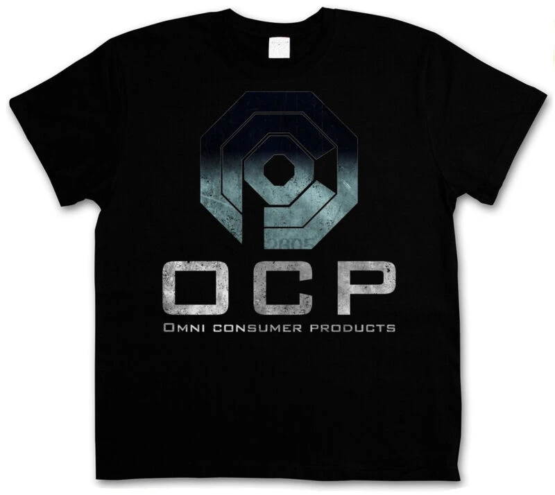 OMNICORP LOGO I Футболка Robo Cop Omni Products рубашка (1)|Мужские футболки| |