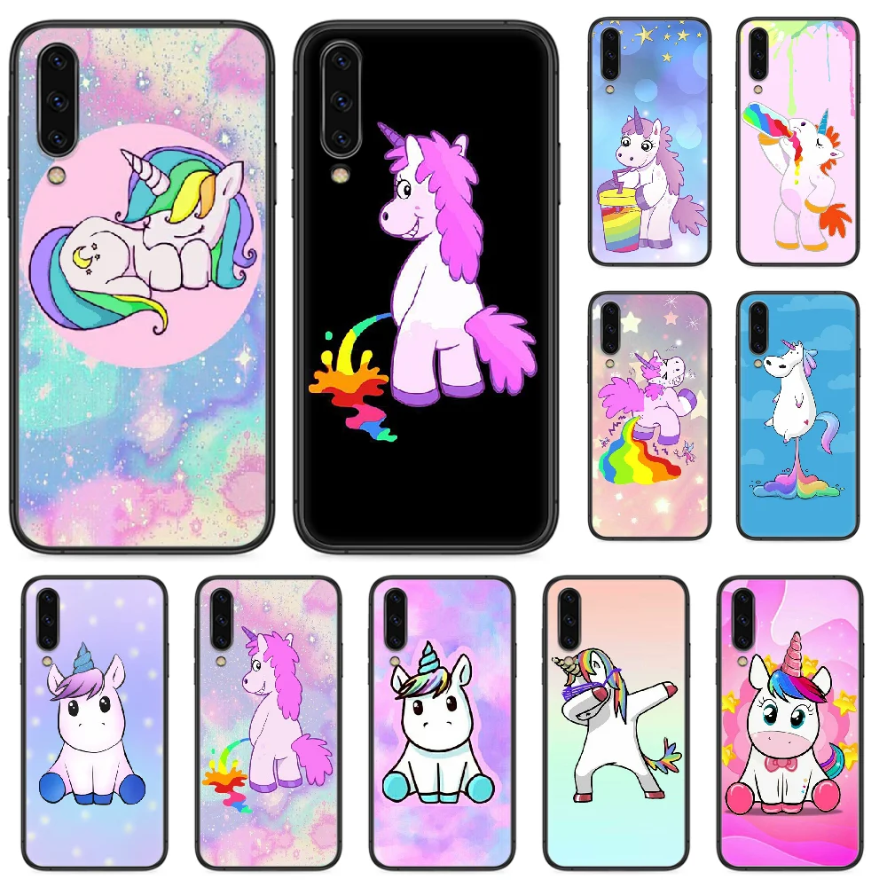Милый чехол для телефона в стиле хиппота с единорогом лошадью Samsung Galaxy A 5 10 20 3 30 40 50