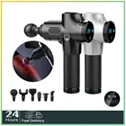 Профессиональный Массажный пистолет для похудения с ЖК-дисплеем, массажер для глубокой обезболивания мышц и упражнений