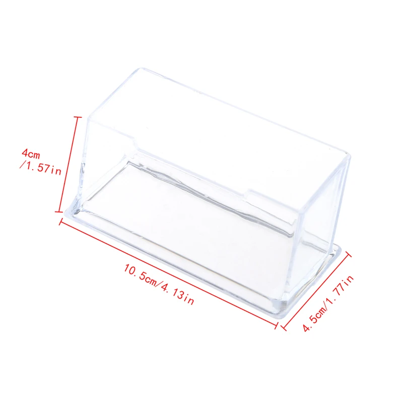 

Clear Business Card Holder Acrylic Plastic Display Stand Rack Desktop Office