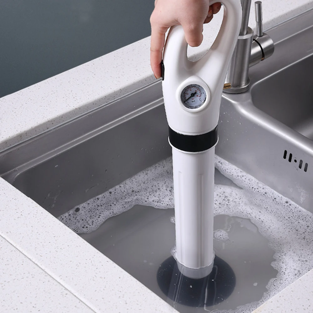 

Air Power Drain Blaster High Pressure Powerful Manual Pipe Plunger Drain Cleaner Pump Pipeline Clogged Bathroom Toilet Tool