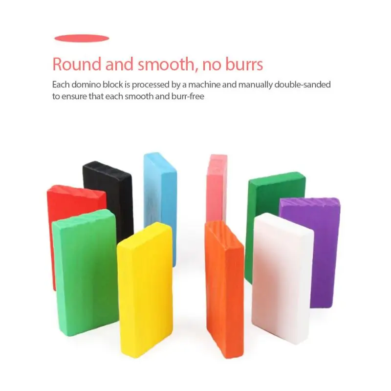Набор деревянных игр домино 120 шт. деревянные блоки из липы ралли строительные