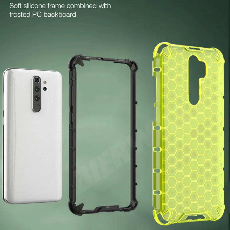 Чехол Raugee для Redmi Note 8 Pro бампер противоударный мягкий силиконовый чехол Xiaomi Note8