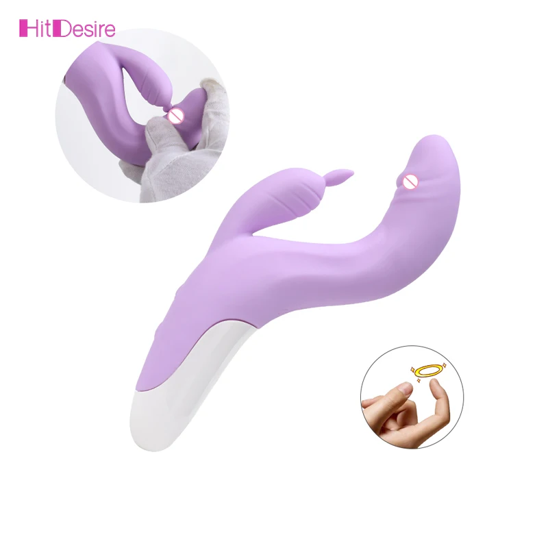 Вибратор кролик HitDesire для точки G Стимулятор клитора силиконовый вагинальный