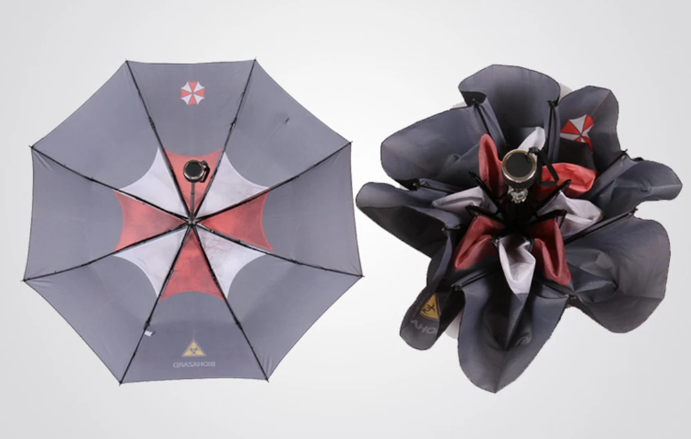 Рабочий стол с вытяжным шкафом и Обитель зла Umbrella Corporation Зонт от дождя Для мужчин 3