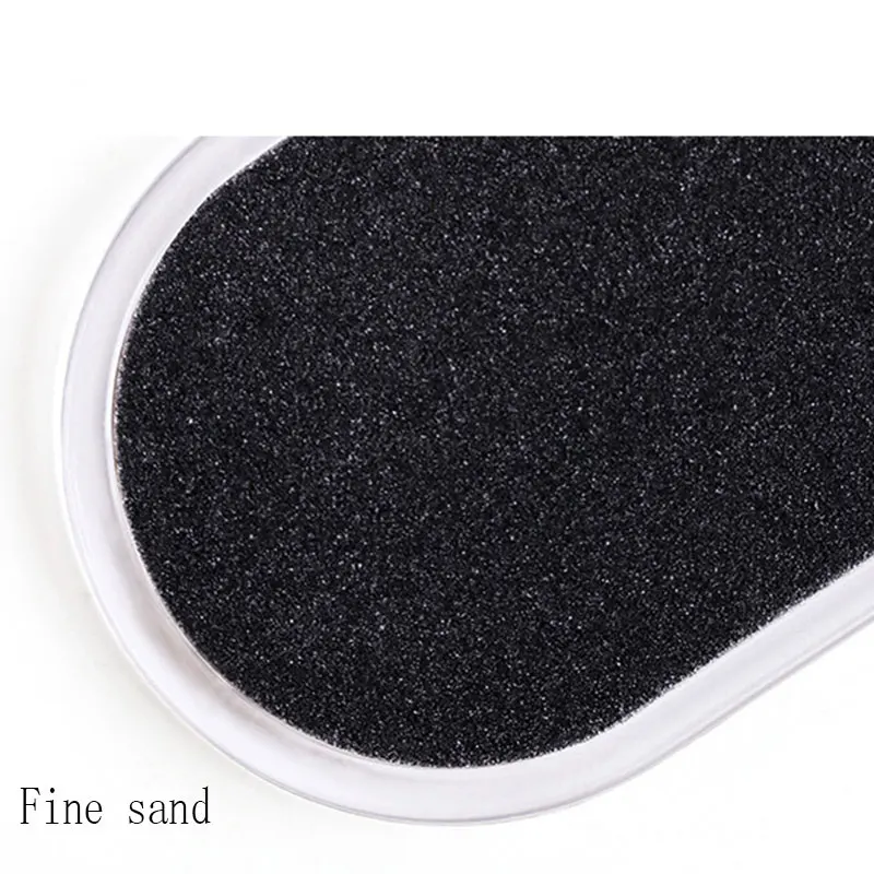 Очищающий пилинг для педикюра пилка с прозрачной ручкой двухсторонняя Толстая