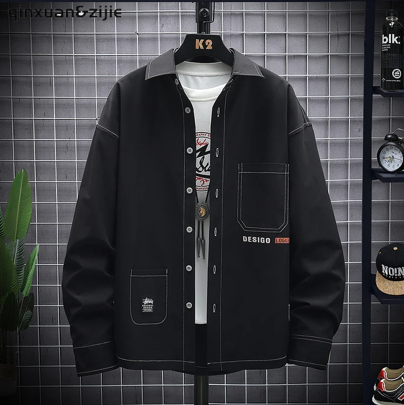 

Рубашка мужская с длинным рукавом, х/б, однобортная