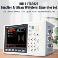 uni t utg962e functionarbitrary waveform generator set utg932e dual channel 200mss 14bits square wave frequency meter 60mhz