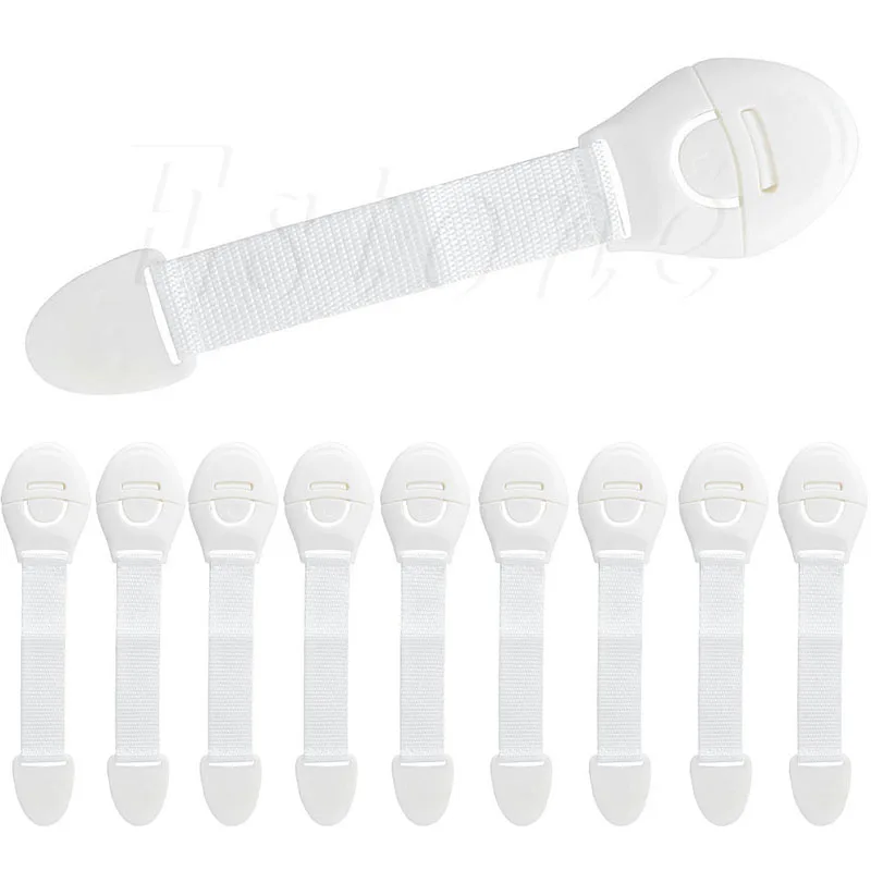

10 pcs Child Infant Baby Kids Toddler Safety Door Cabinet Drawer Cupboard Locks