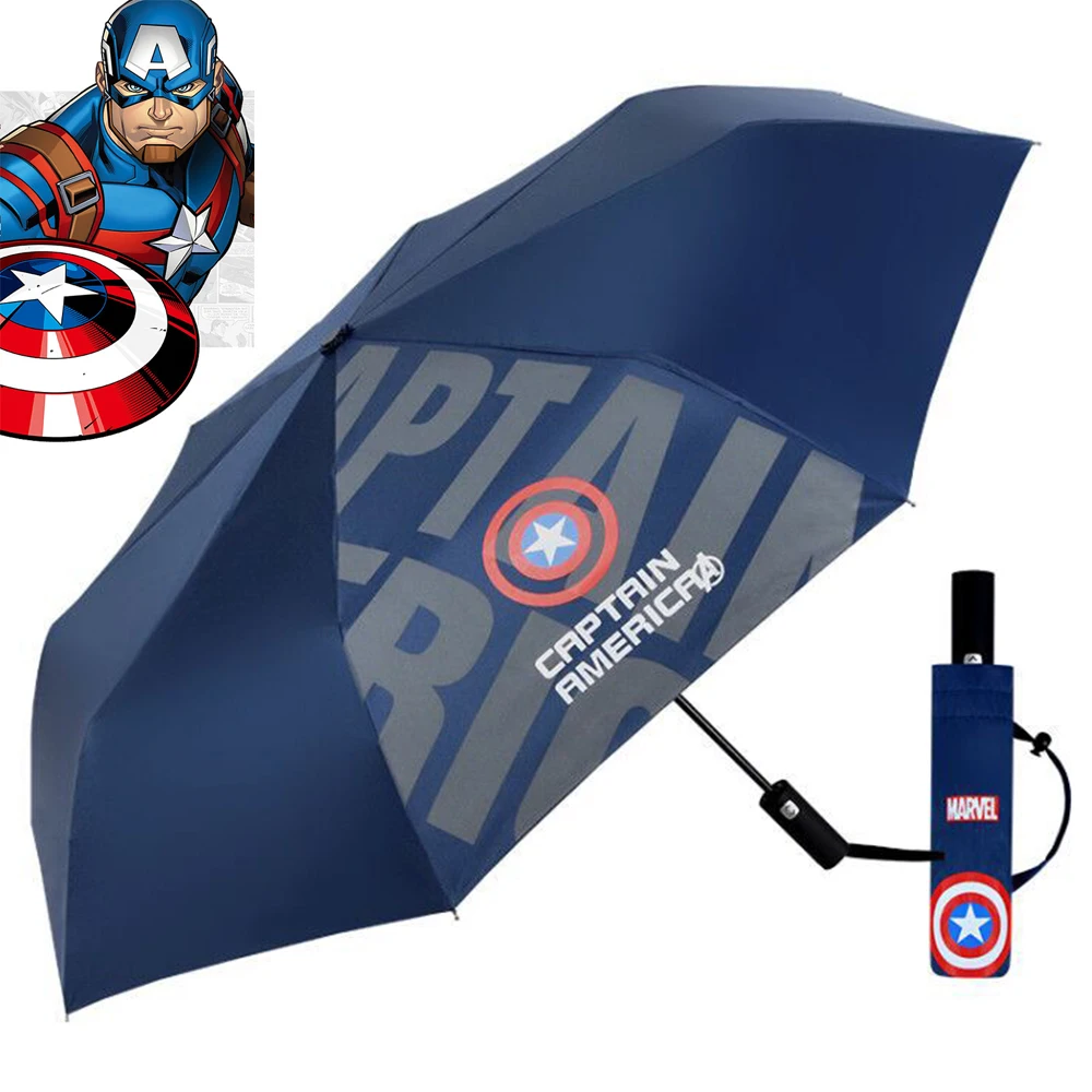 Складной зонт Marvel Подростковый Человек-паук Капитан Америка планшетофон для