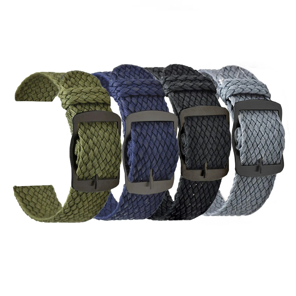 

For TicWatch E/Amazfit Nylon Watch Band Fashion Casual Woven Nylon Sport Adjustable Strap For Men Women Replacement Strap Band