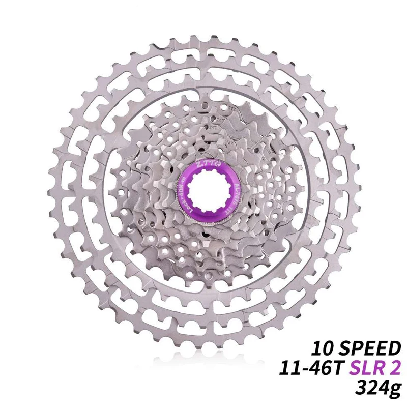 

MTB Bike 10 Speed 11~28T/36T//40T/42T/46T/50T CNC Cassette Freewheel Rainbow Cassette Ultralight Alloy Steel plate Bicycle Part