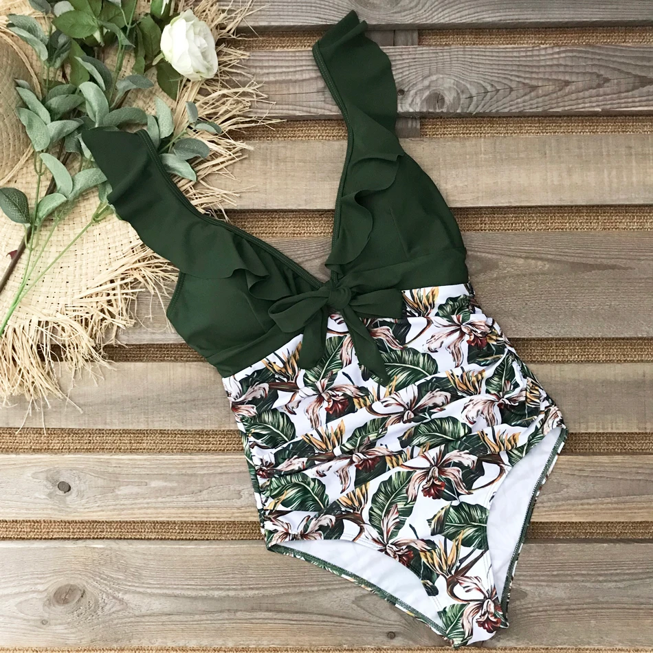 Купальник One Piece для женщин 2020 года Swimwear Push Up Monokini Bodysuit Swim Suit Summer Beach Wear Female Bathing.