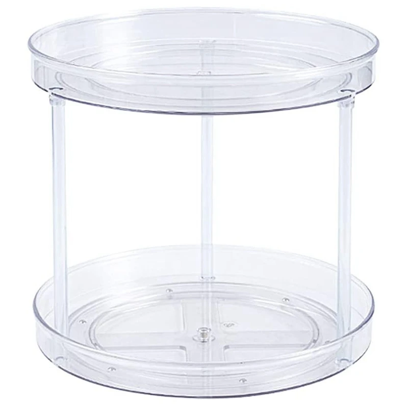 

Вращающийся Шкаф для хранения, многофункциональный двухуровневый шкаф для хранения, контейнер для специй, косметическая банка