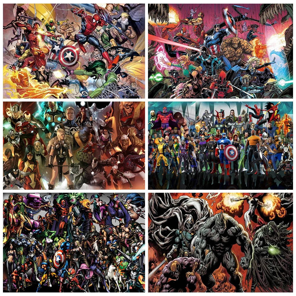 

5D DIY Diamond Painting Disney Marvel Hero Series Brand New Inlaid Square/Round Diamond Mosaic Brand Decorative Painting