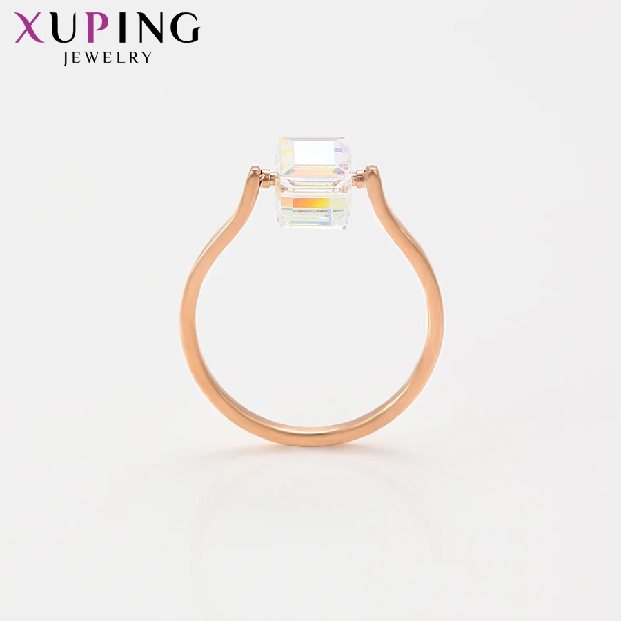 От бижутерии Xuping нержавеющая сталь романтичное кольцо с кристаллами для Для