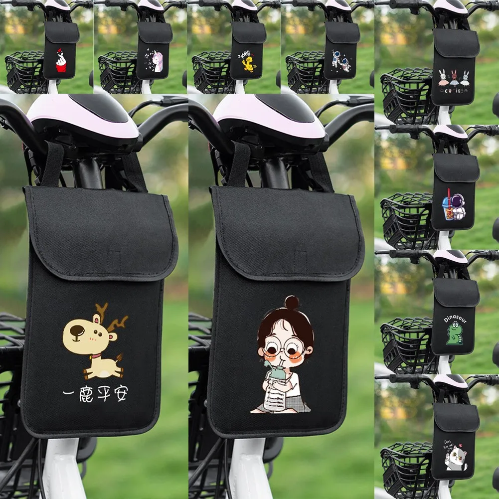 

Electric Scooter Folding Bikes Front Hanging Storage Suspension Package Front Storage Waterproof Bag Mobile Phone Umbrella