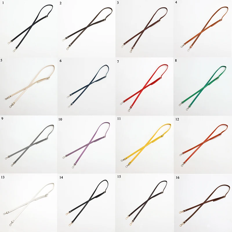 

120cm Adjustable Belt Shoulder Strap Replacement Belt Women Crossbody Thin Strap Bag Strap PU Leather DIY PU Leather Bag Belts