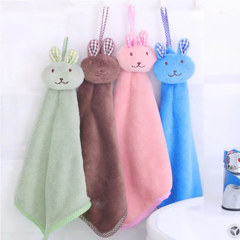 Кухонное полотенце из микрофибры с кроликом Чистящая салфетка для дома кухни