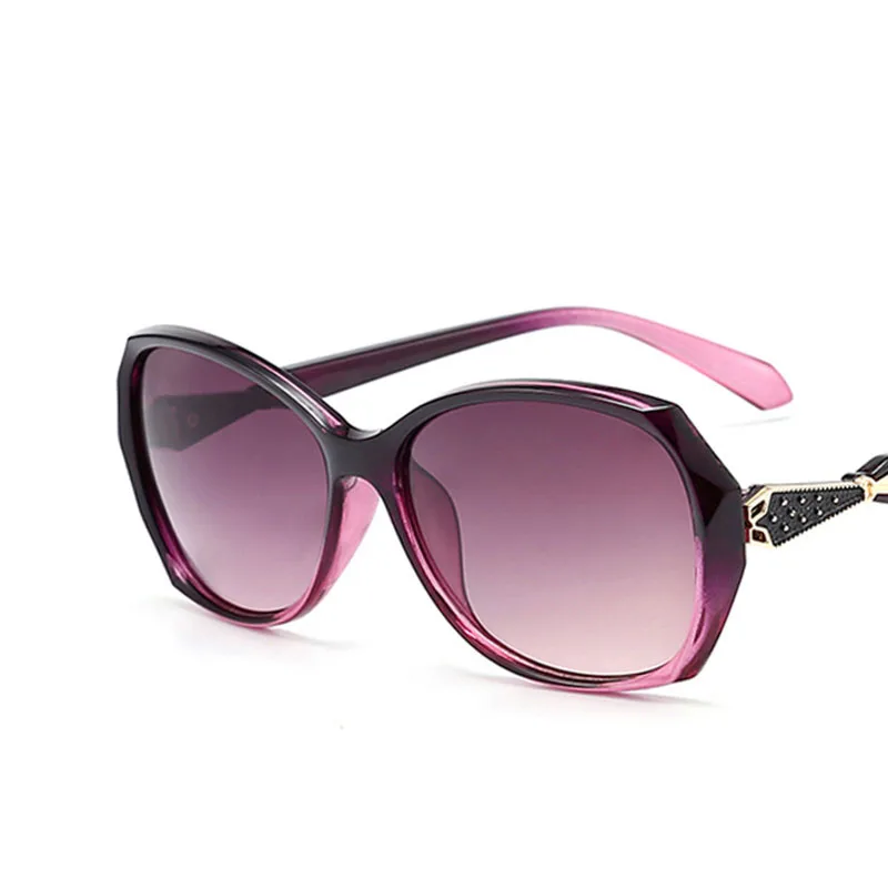 RBROVO Роскошные негабаритные Солнцезащитные очки женские Ретро брендовые