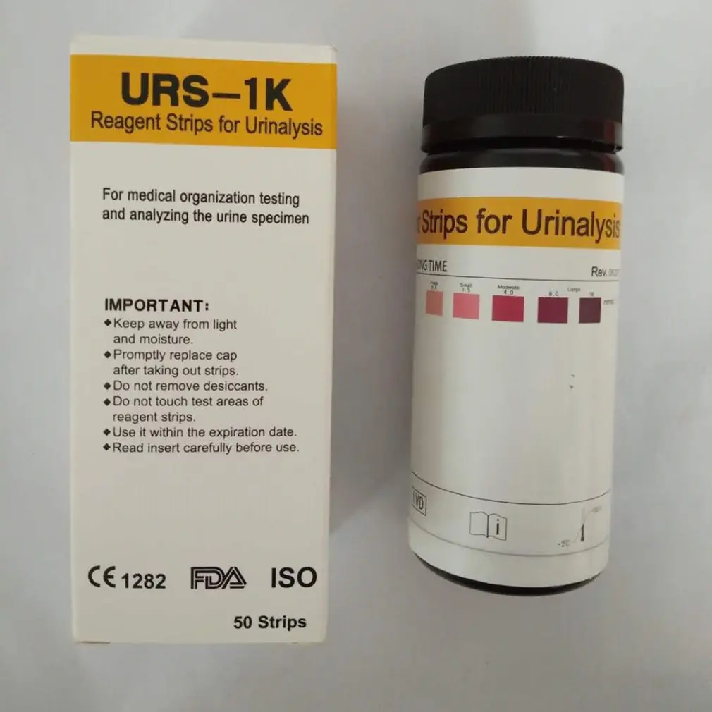 1 бутылка PH мочи кетона Бумага Тесты кетон полосы Здоровое питание Вес потерять