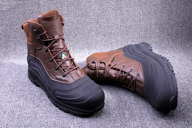 Зимние маслостойкие водонепроницаемые походные ботинки для мужчин из воловьей