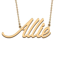 allie custom name necklace customized pendant choker personalized jewelry gift for women girls friend christmas present