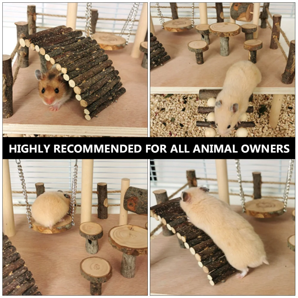 

Hamster Ladder Wooden Climbing Pet Climbing Climbing Ladder
