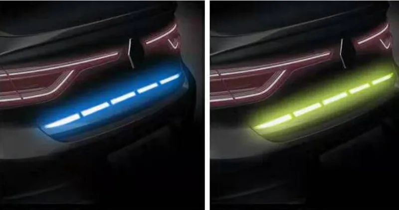 

5pcs Car Trunk Reflective Sticker Auto Accessories for Dodge Caliber Challenger Charger Durango