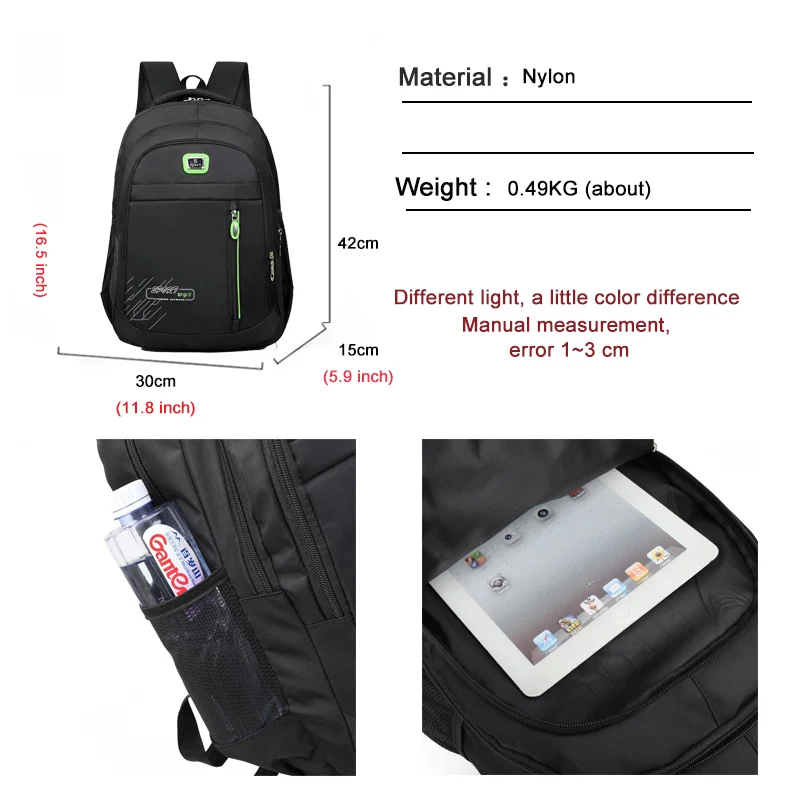 2021 повседневные мужские спортивные рюкзаки уличный светильник Мужской Дорожный