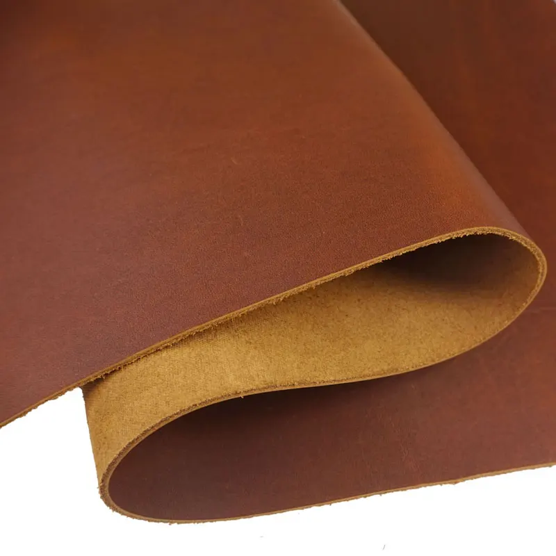 

Full Grain Vegetable Tanned Leather Piece 2.0mm Thickness Genuine Cowhide Leather First Layer Material for DIY Leathercraft