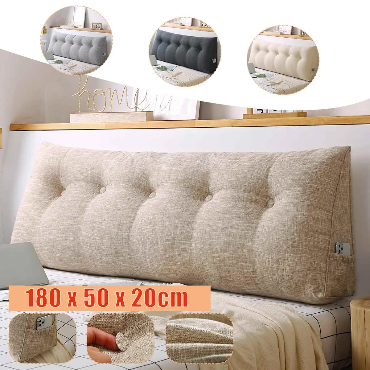 

180X50X2 0 см подставка под телевизор для чтения треугольная Подушка на танкетке для поясницы подушка для дивана подушка для кровати для гостин...
