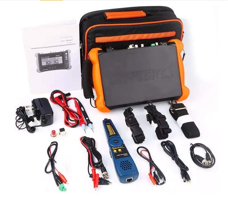 Профессиональный тестер для камер видеонаблюдения X9 8 дюймов H.265 4K Мп TVI CVI AHD SDI CVBS