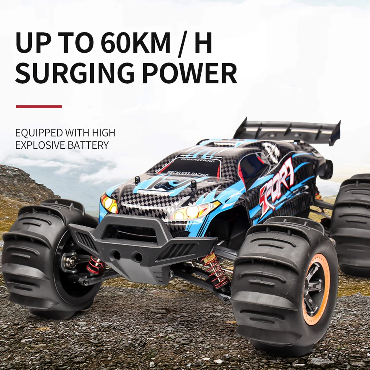 

Гоночный автомобиль 4WD с дистанционным управлением, 2,4 ГГц, 60 км/ч