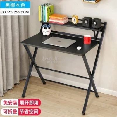 Простой компьютерный стол складной для секретаря спальни студенческий узкий и современный домашний