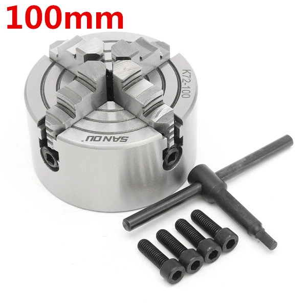 Патрон 125 мм 4 челюсти 5 дюймов токарный станок независимая и Реверсивная SANOU K72-125