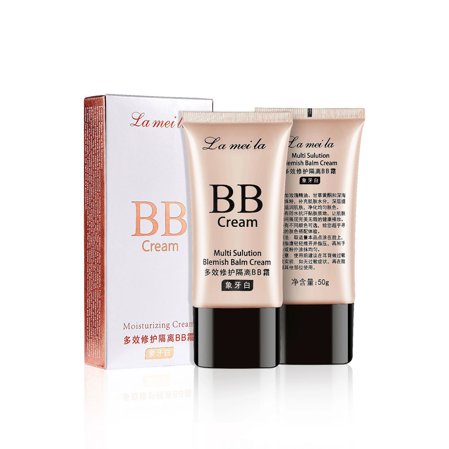 

Whitening BB Cream Natural Brighten Easy To Wear Full Cover Makeup Invisible Winkles Flaws Oil Control Concealer Face Cosmetics