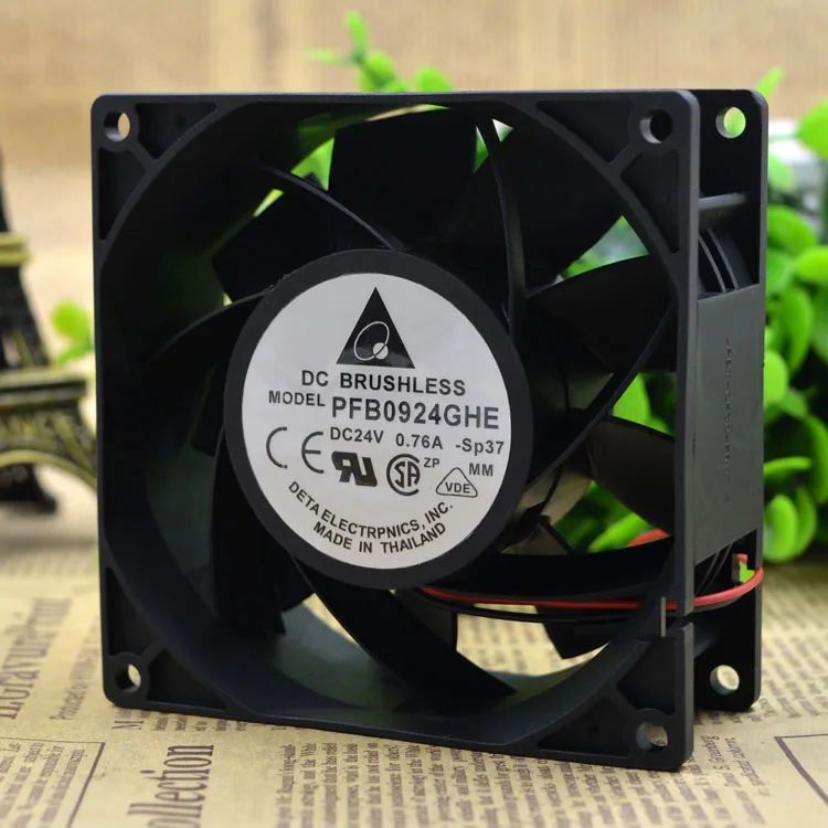 Delta PFB0924GHE 24V 0.76A ABB ACS510/550 вентилятор преобразователя 9238 (9 см)|Кулеры и системы
