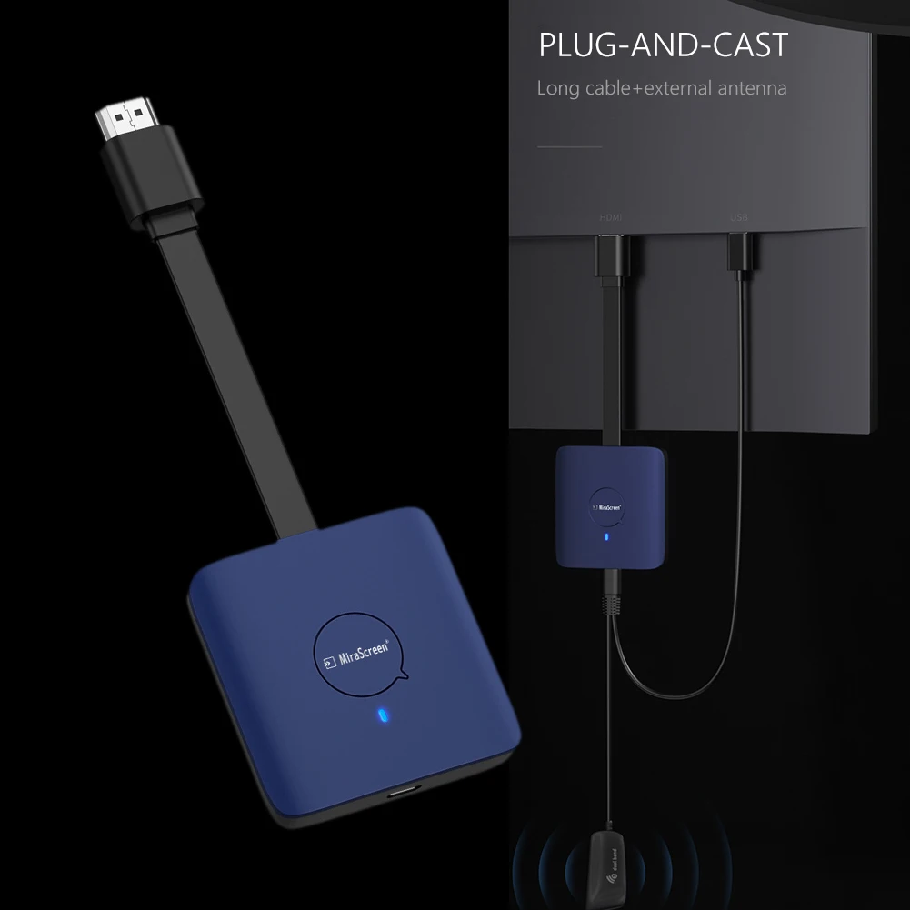 

G30 4K MiraScreen TV Stick Dongle 1080P HDTV WiFi Miracast Display Receiver HDMI-compatible Android IOS Mirascreen Dongle