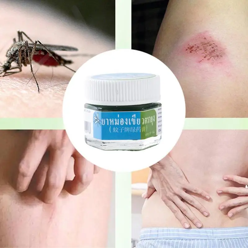 

New Thailand Grass Paste Wormwood Paste Universal Repellent Itch Relieving Wind Cooling Cream Anti-Mosquito Oil Motion Sickness