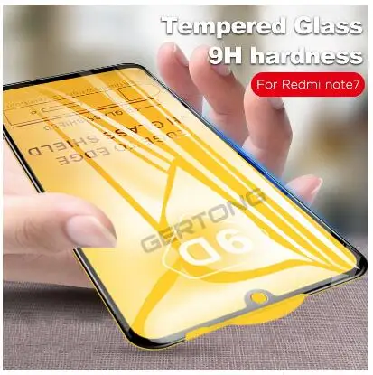 9D закаленное стекло для Xiaomi Redmi Note 7 Pro 6 5 Защита экрана 6A Plus Защитная стеклянная