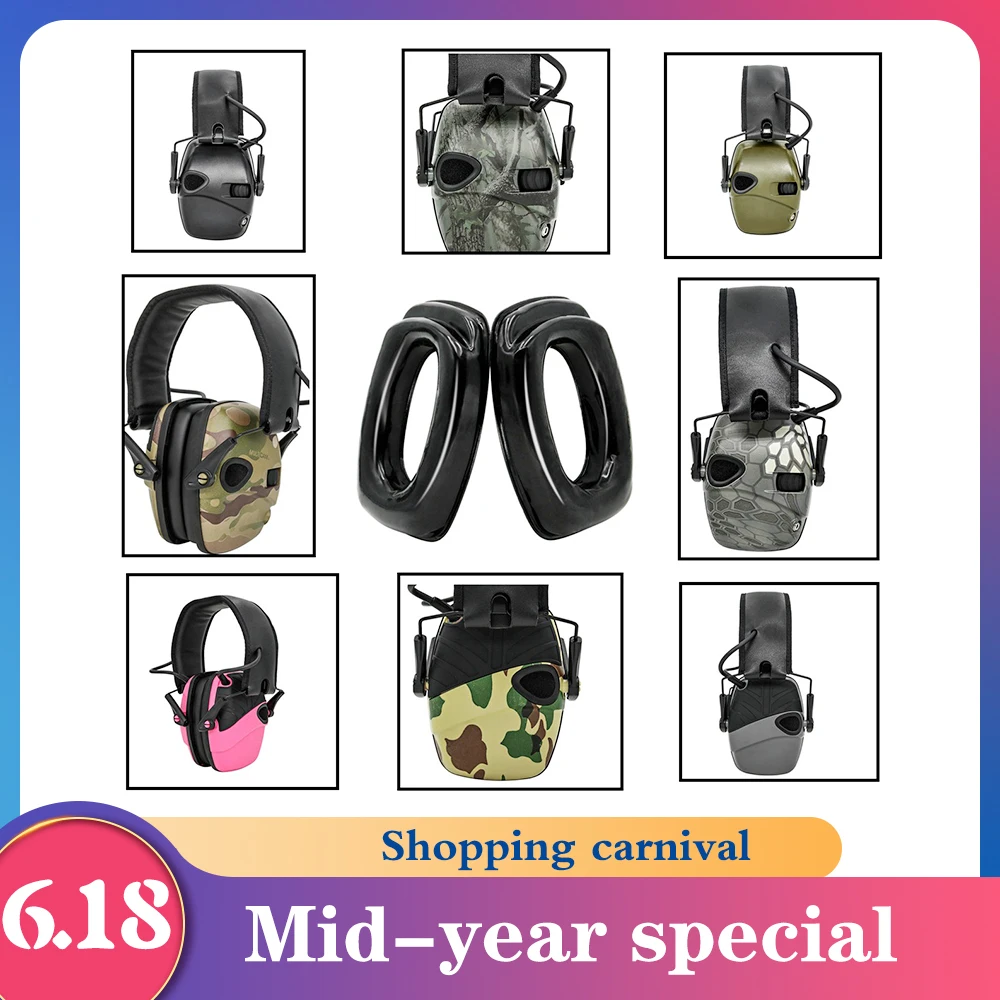 Силиконовые амбушюры для тактической гарнитуры Электронные Наушники стрельбы