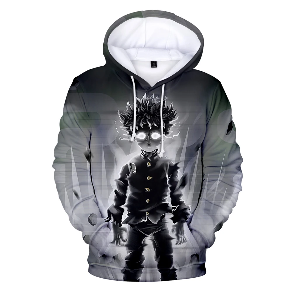 

Be well received Men/women/Children anime cartoon hoodie Fall Harajuku Mob Psycho Hoodies youngsters Long Sleeve Casual Hoodie