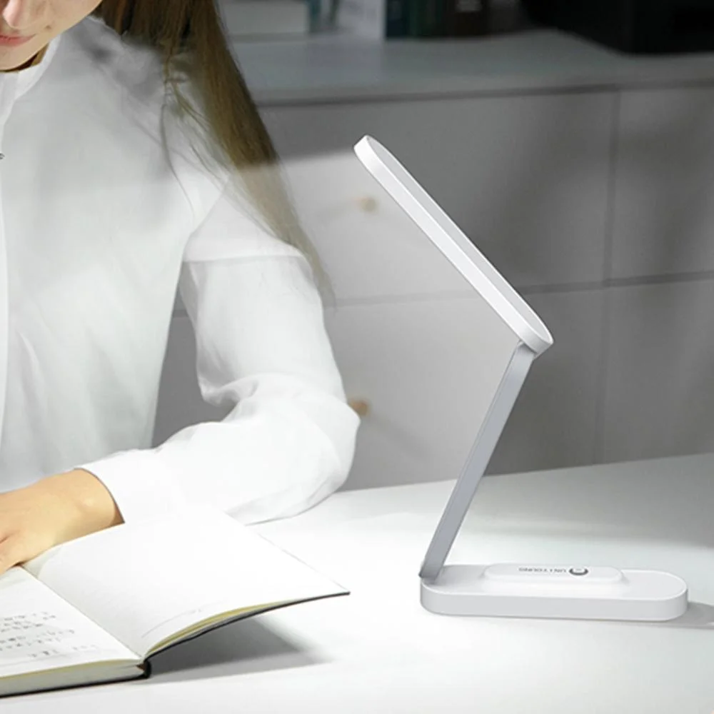 Светодиодная настольная лампа для чтения складной приглушаемый сенсорный