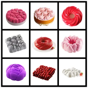 Форма для выпечки SHENHONG, силиконовая форма для украшения тортов, форма для выпечки для муссов и десертов, форма для выпечки кондитерских изделий