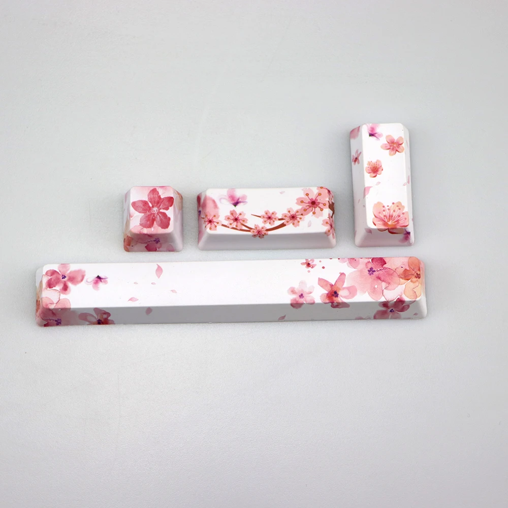 

PBT Five sides 4keys Dye-subbed keycap Space bar 6.25U ESC Entre keys OEM profile keycaps for diy mechanical keyboard