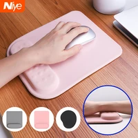 wrist rest mouse pad gaming mouse pad gamer office desk pads ergonomic mat wrist rest mouse pad silicone memory foam cotton pad