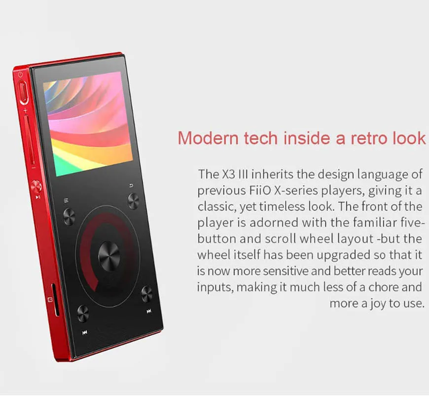 FIIO X3 Mark III Hi Res Portable High Resolution lossless MP3 Music Player Bluetooth 4.1 DSD USB DAC Balanced 2.5mm X3III III|MP3-плееры| |